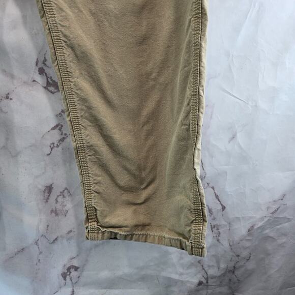 Carhartt Pants Mens 40 X 30 Khaki Tan Canvas Straight Chino Relaxed Fit - Picture 4 of 11